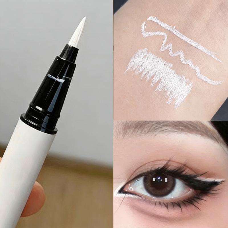 Matte White Eyeliner Liquid Pen Lying Silkworm Pencil Brighten Corners of Eyes Ultra-thin Waterproof Pigment Eyeshadow