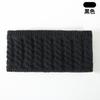Autumn and Winter Knitted Hat, Scarf, Touch Screen Gloves, Headband, Four-piece Set, Double-layer Velvet Thermal Knitted Hat.