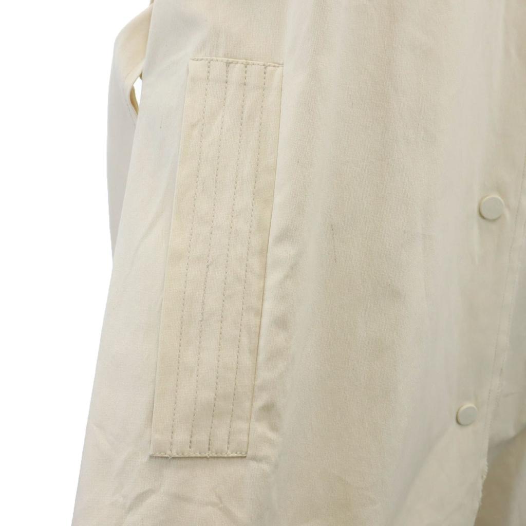 MAISON SPECIAL Cutoff-Mantel mit Glockenärmeln GRANDE Größe Elfenbein Damen Gebraucht