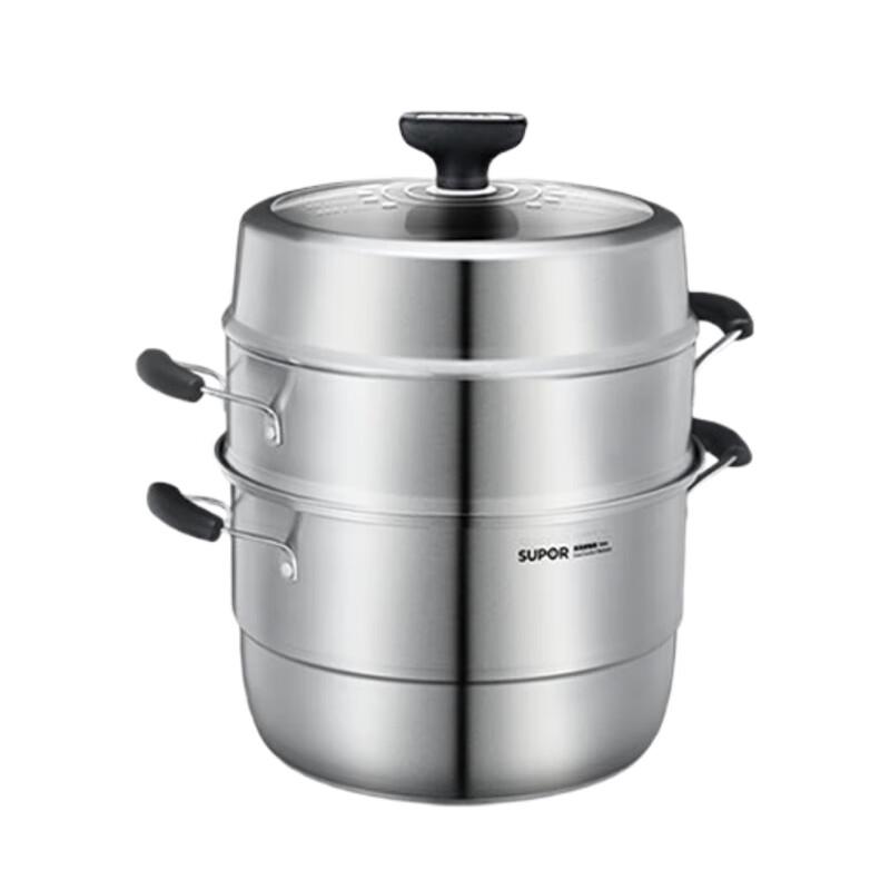 SUPOR 304 Stainless Steel 3-Layer Steamer