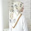 Luxury Design Silk Scarf Square Women Floral Printed Shawl Wrap Spring Summer Neckerchief Hair Band Lady Decor Foulard Bandana
