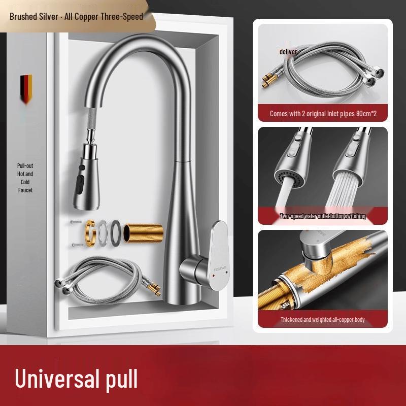 TLXT Kitchen Pull-Out Faucet
