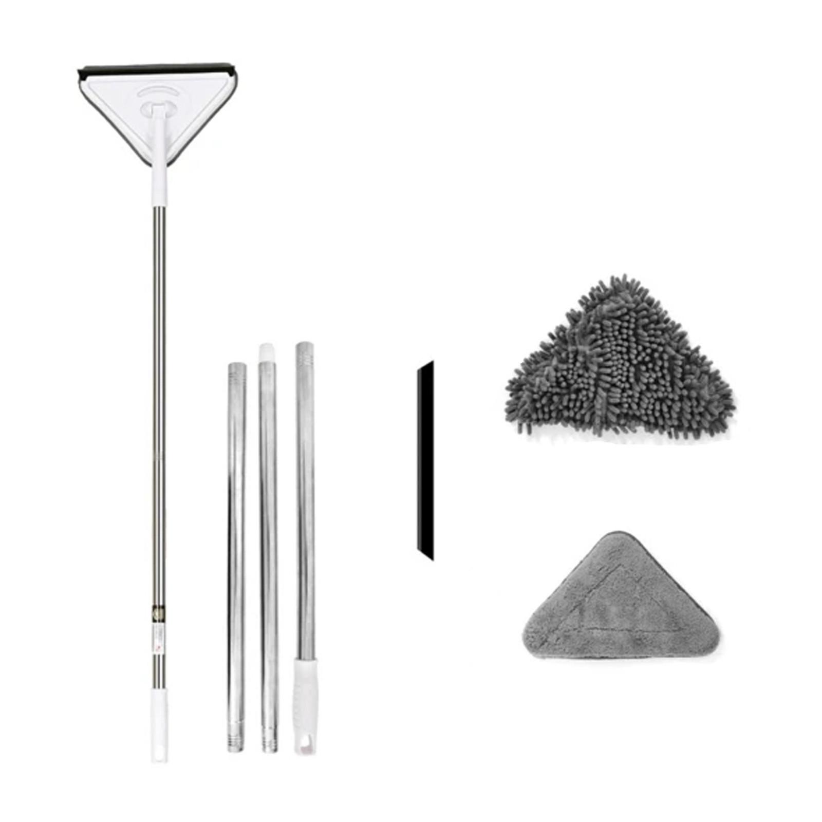 

Multifunctional Long Rod Telescopic Mopping Dry And Wet Mopping Window Cleaner One Size білий