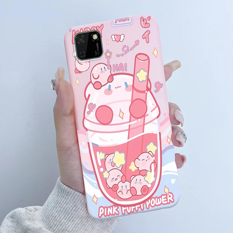 For Huawei Y5p Phone Case DRA-LX9 Butterfly Flower Girl Design Soft Silicone TPU Back Housing for Honor 9S HuaweiY5p Y 5p Covers