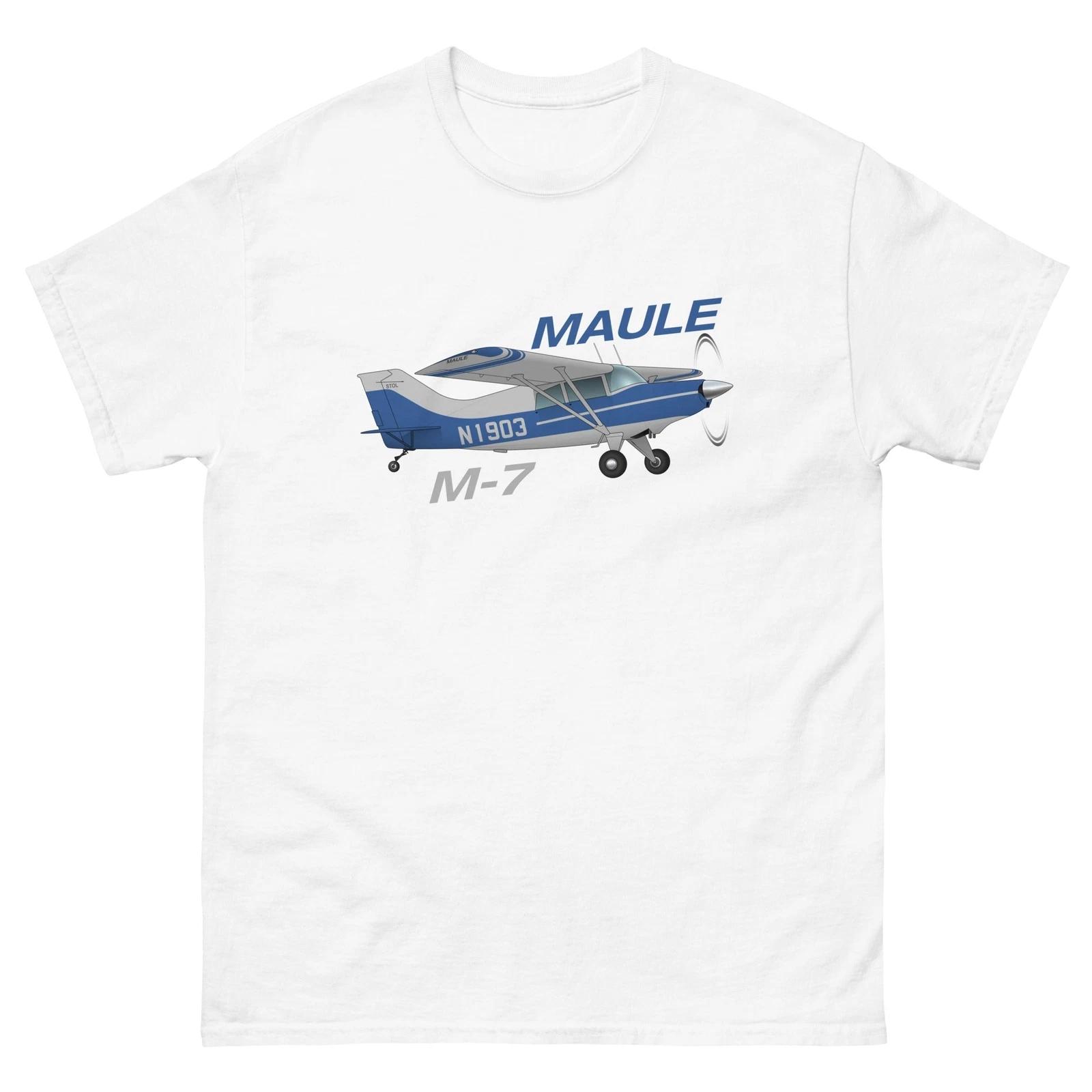 

FlyMaule MX7 Custom Airplane T-shirt (AIRD1LMX7-SB1) - Personalized with Your N# 3XL