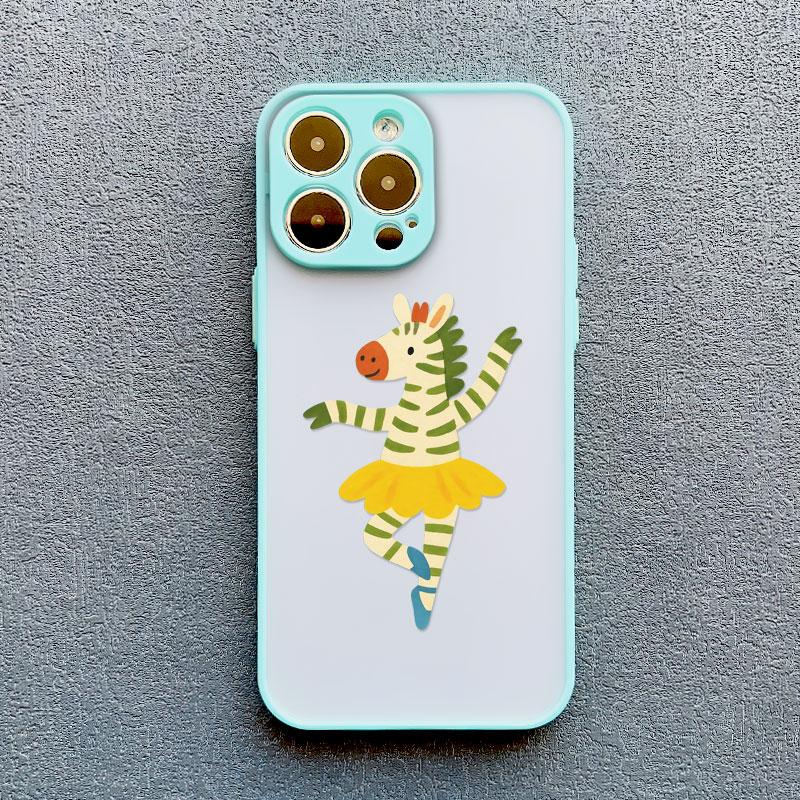 Kreatives Cartoon-Tier Krokodil Löwe Handyhülle Für iPhone 17 16 Pro Max 15 14 Pro Max Plus 11 12 13 Mini Pro Max Hülle Fundas