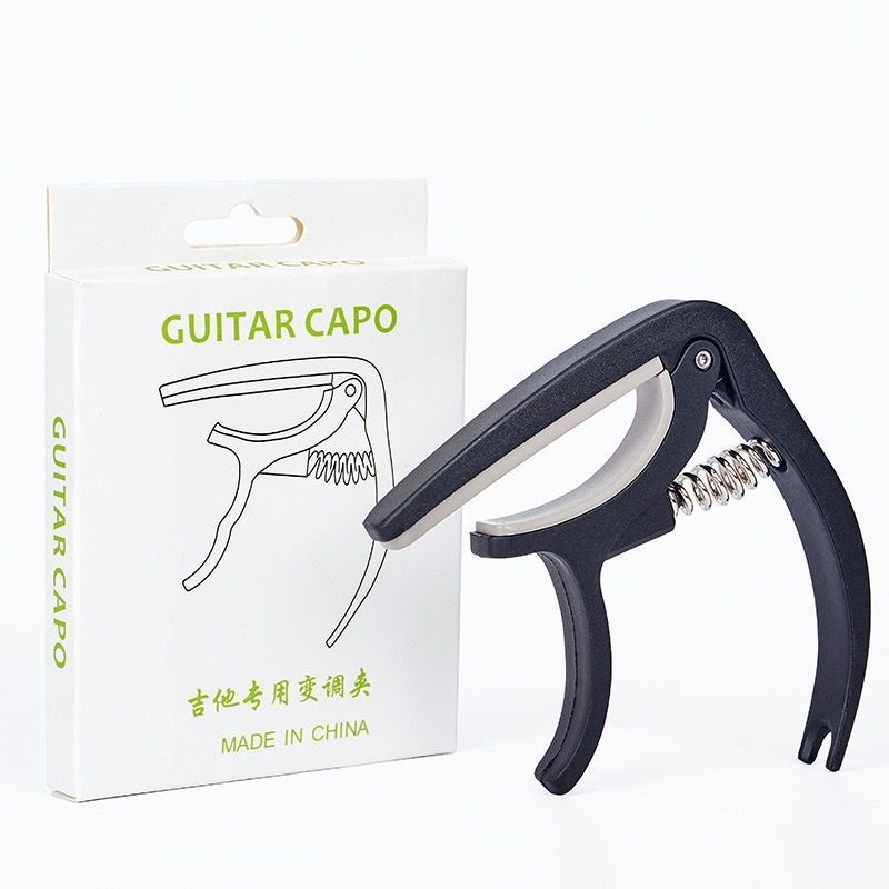 Guitar Capo with Independent Packaging, 2-in-1 Plastic Capo for Electric and Classical Guitars, Guitar Accessories
