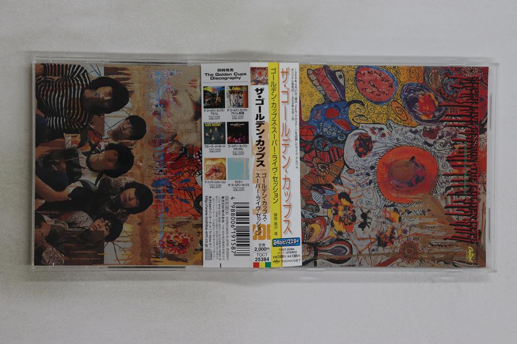CD GOLDEN CUPS  Golden CupssupermarketLivesessio TOCT25384 CAPITOL 2004 Japan Obi Japanese PopRock Used