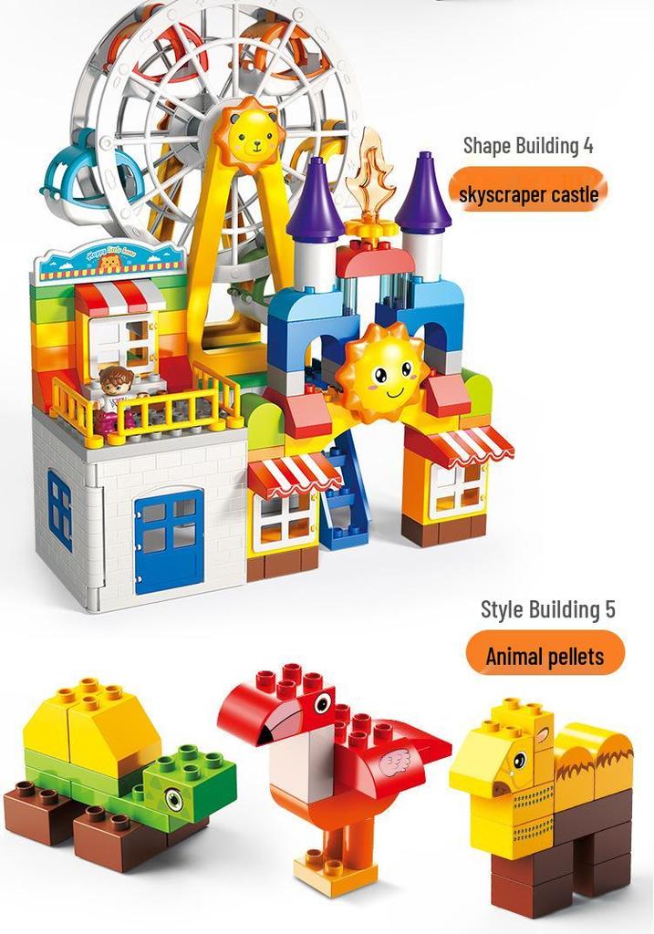 Feile Ferris Wheel Building Blocks - Educational Toy for Children Ages 3-6