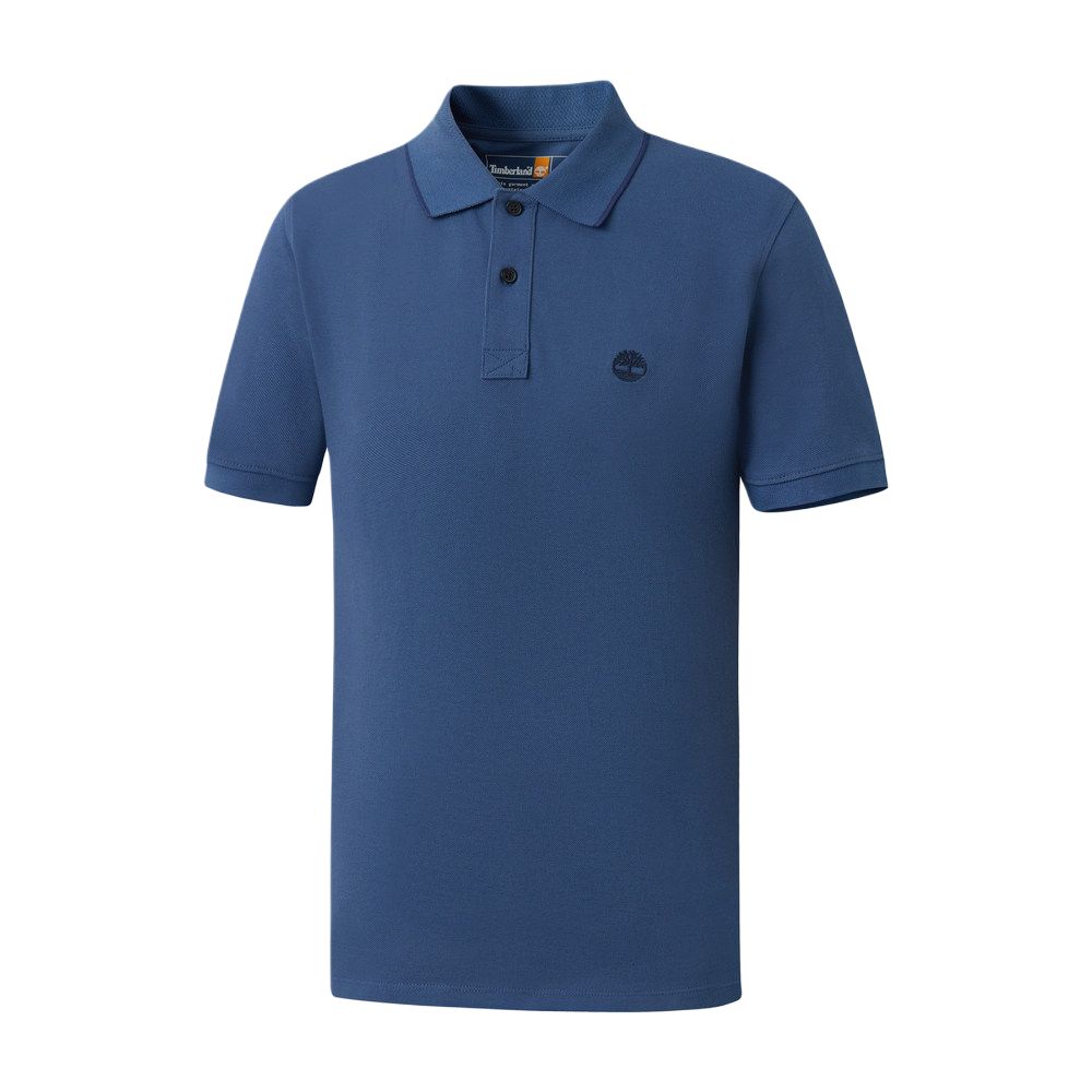 Timberland Af Printed Neck Sports Casual Polo Shirt Men tops A69XY-EYO M