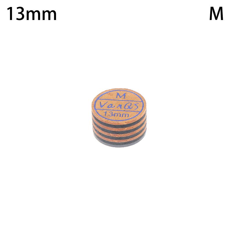 

{Summer2} {Summer2} 8-Layer Leather Billiard Cue Tip With Transparent Mat 13mm/14mm Grade S/M/H Table Tennis Cue Tip
