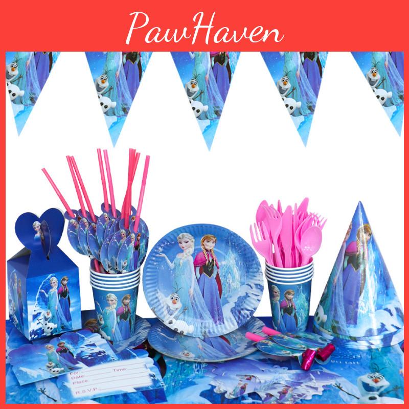 Frozen Elsa Anna Birthday Party Decorations Set Perfect For Your Little Princess's Special Day