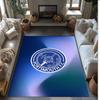 Tappeto Morbido Area Rug con Motivo Calcio Portsmouth FC Antiscivolo Tappeto per Pavimento Interno Tappetino Decorazione Sportiva per Camera da Letto