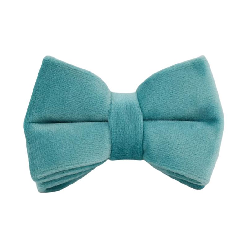 

Turquoise flannel cat collar pet collar cat collar cute bell cat collar bow scarf S