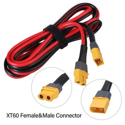 XT60 Connectors Extension Cable Male To Female Battery Charging Cable Replacement for Remote Control Models Drones