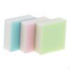 3 Pieces 3x3x1cm DIY Professional Rubber Brick Carving Blocks Color Stamps for