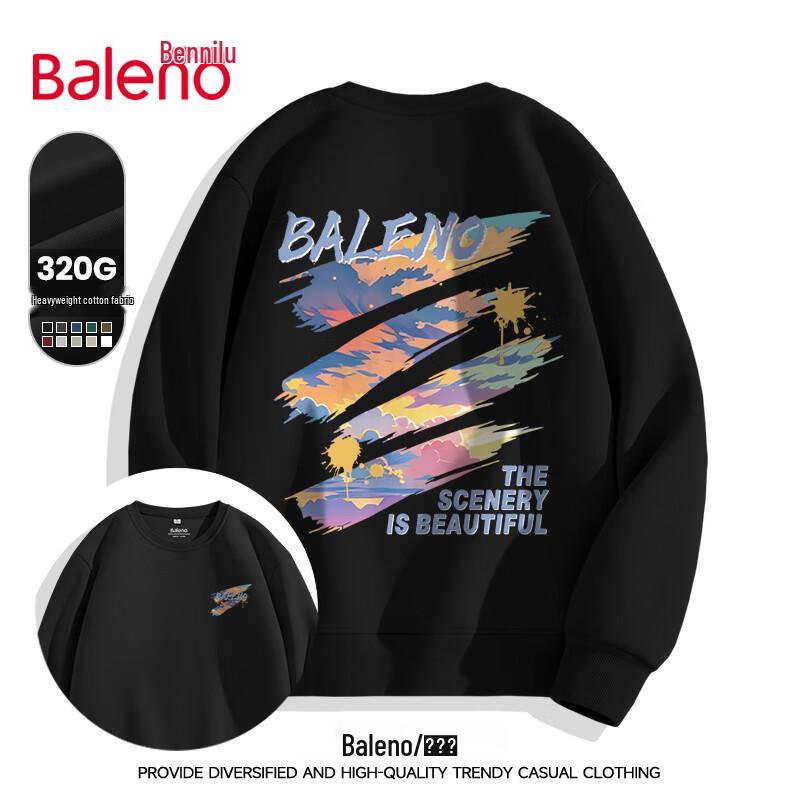 

Baleno Men s JPB Rainbow Cloud Print Hoodie 2XL