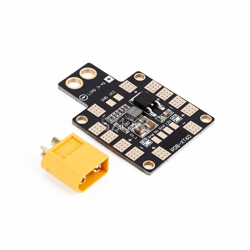 MATEK Mini Power Hub PDB XT60 Deska pro distribuci napájení PDB-XT60 s BEC 5V/12V pro FPV Dron Kvadrokoptéru QAV210 QAV-R QAV-X