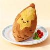 Soft Sweet Potato Keychain PP Cotton Plush Doll Key Ring Mini Roasted Sweet Potato Pendant  Friends