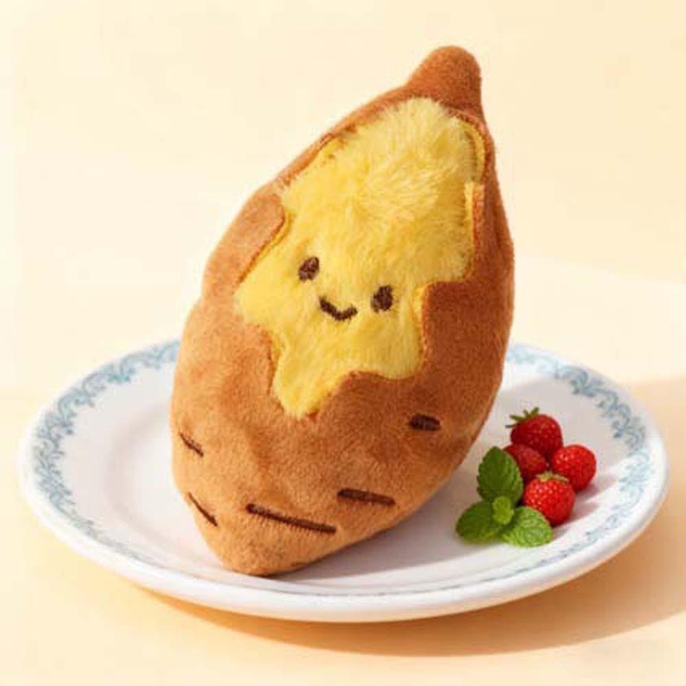 Soft Sweet Potato Keychain PP Cotton Plush Doll Key Ring Mini Roasted Sweet Potato Pendant Friends