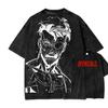 Invincible Washed T-shirt 2026 New Model Personality Clothes Shirt Year Round Clothing Streetwear Trendy High Quality Breathable