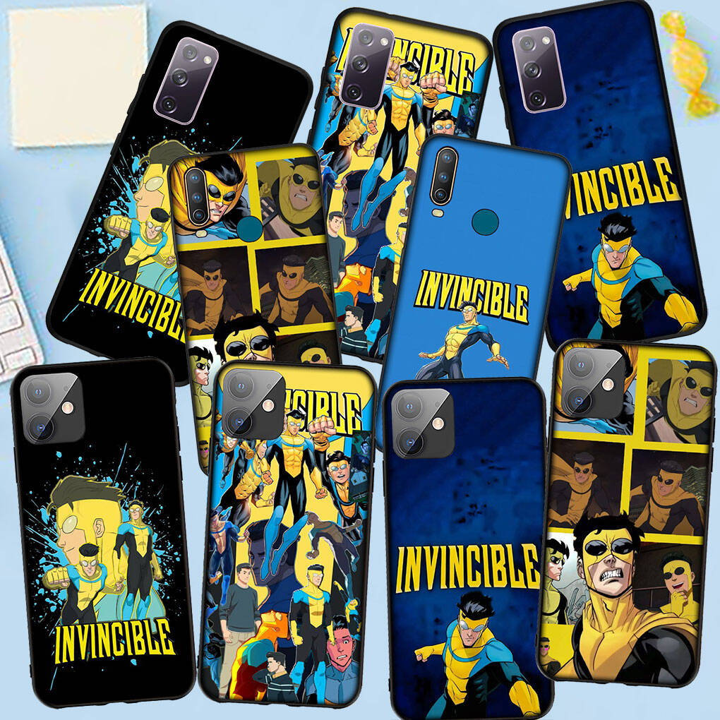 Phone Case for Samsung Galaxy S25 S23 S22 S24 Ultra FE S9 A05 A06 A15 A16 A36 A37 A35 A54 A55 A56 A57 A25 A26 A53 Silicone I-Invincibles Collage Cover