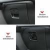Kryt rukoväte úložného boxu z uhlíkových vlákien Dekoračné lišty Rám pre Jeep Wrangler JL 18+
