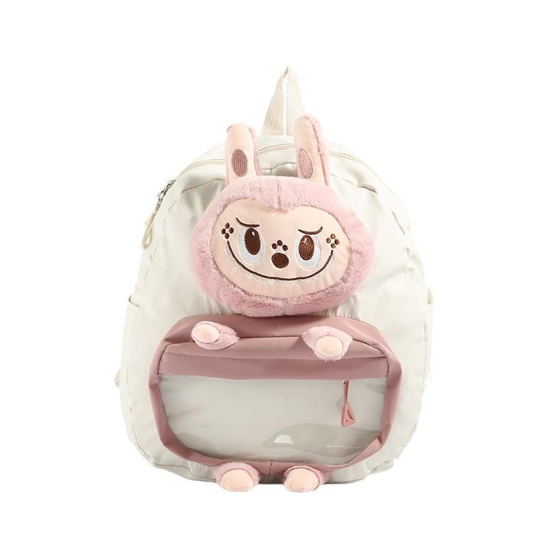With Plush Backpack Adjustable Shoulder Straps And Capacity Large