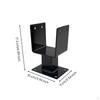 Post Bracket with Base Plate Powder-Coated U-Form Anchor Heavy Duty for