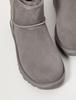 UGG Classic Mini III Grey Sheepskin Size 23cm Boots, (1016222)