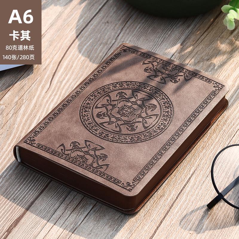 A6 Mini Retro Notebook, Small Portable Pocket Book