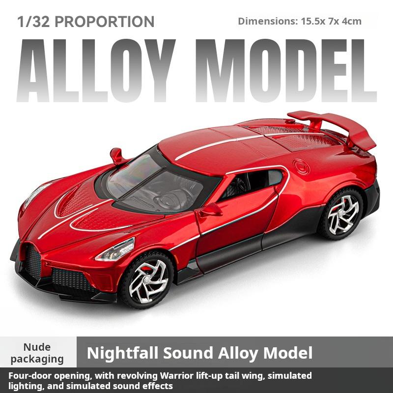 1:32 BGT Voice of the Night Exquisite Alloy Simulation Super Sports Car Toy Ornament Collectible Desktop Decoration collectible