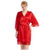 Plus Size Women's Summer Cardigan High Grade Lace Lace Pajamas
