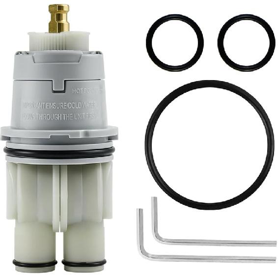 RP46074 Compatible with Delta 13/14 Series Bath Tub Shower Faucet Single Handle Universal MultiChoice Rough-in Valve Monitor Cartridge Repair RP46074