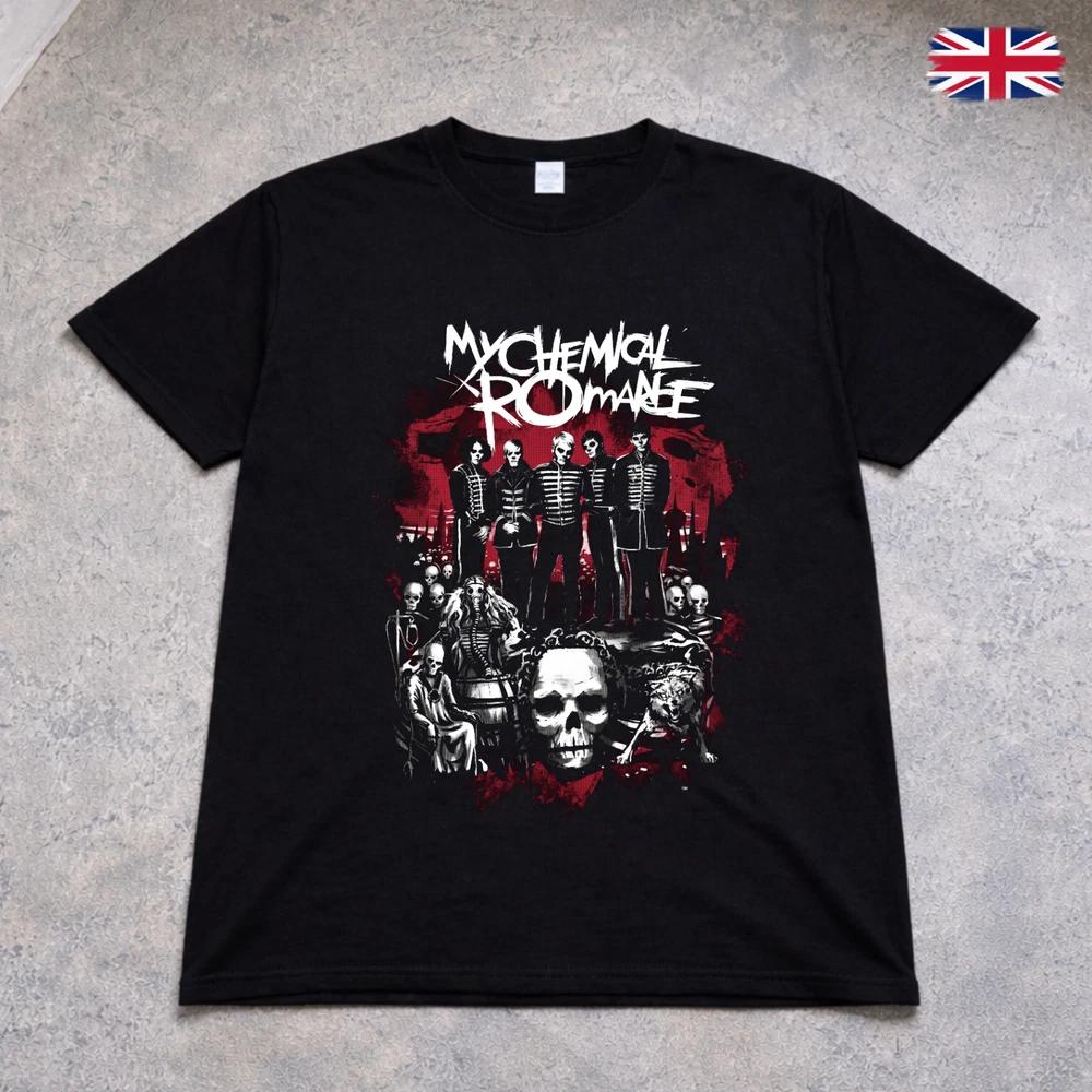 My Chemical RoUnisexce T Shirt MCR Band Graphic Emo Rock Tee Adults Kids Black 2XL