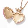 Trendy Pink Peach Necklace: European & American Style, Copper, Fresh & Sweet Design