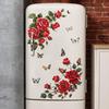 Removable Rose & Butterfly Wall Sticker for Living Room, Bedroom & Entrance - MLY392