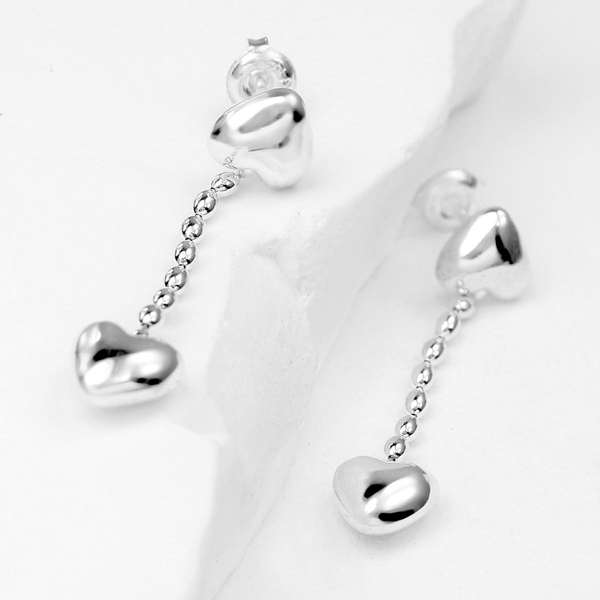 2025 Shiny Heart-to-Heart Stud Earrings for Women - UNOde50 Light Luxury Retro Design