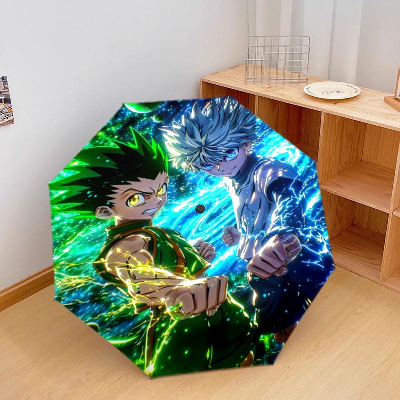 1PC Hunter X Hunter Automatic Umbrella - Suitable Travel Outdoor Portable Umbrella Birthday Gift Daily Essentials