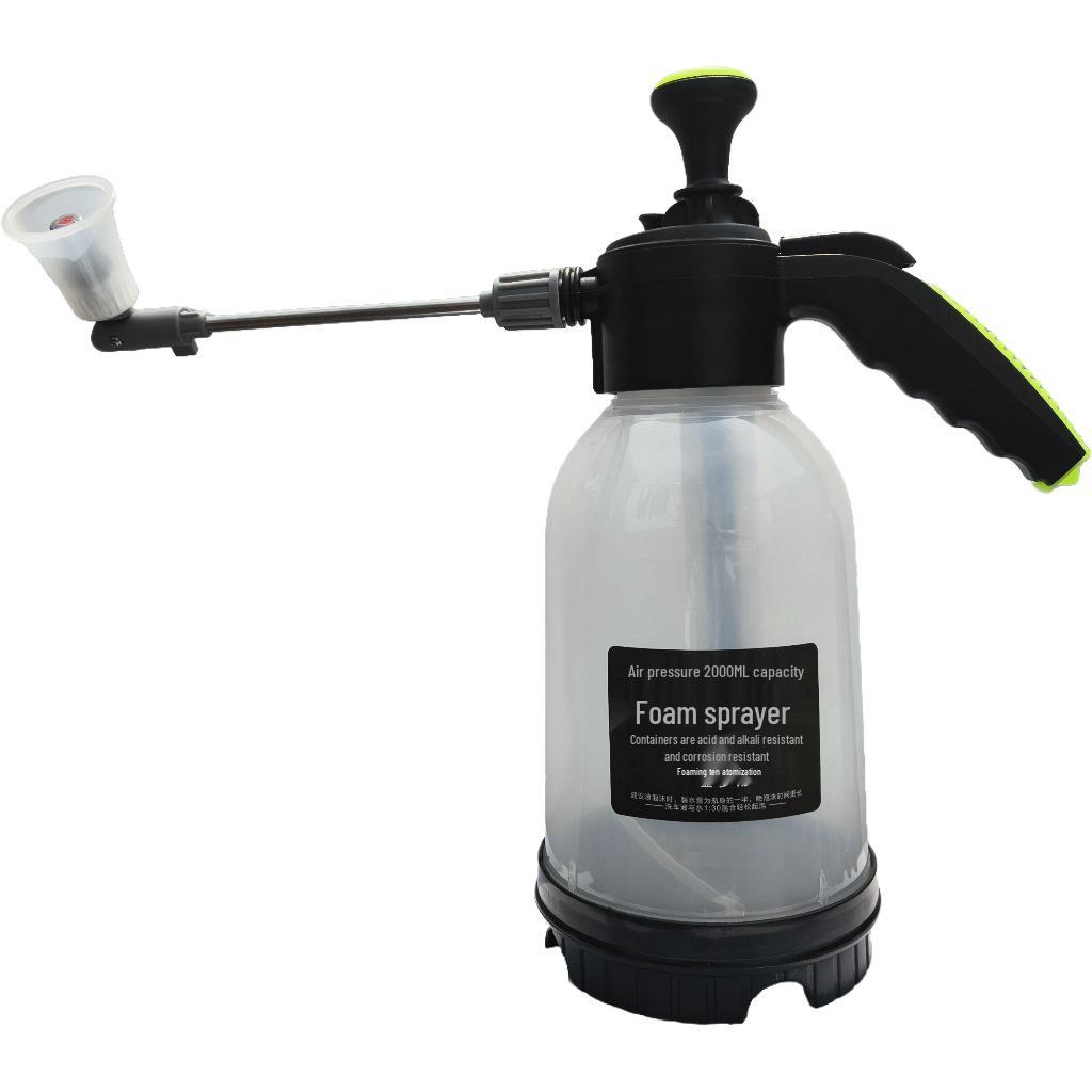 Acid & Alkali Resistant Anti-Corrosion Foam Spray Disinfectant Bottle for Car Washing & Beauty, Air Pressure Kettle.