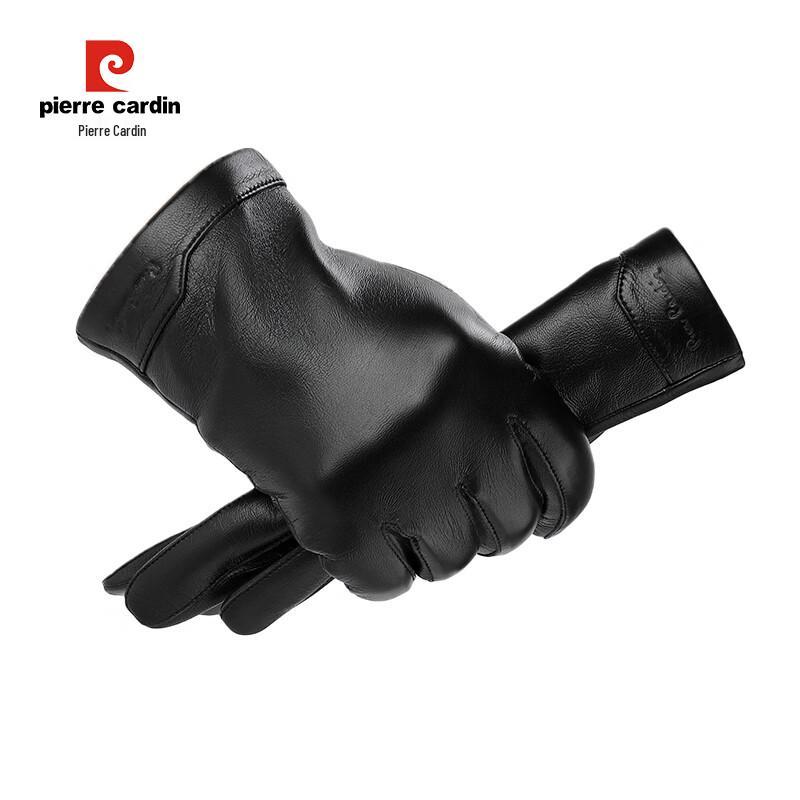 Pierre Cardin Men's Leather Touchscreen Gloves