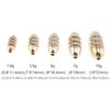 5 pieces/batch Texas 1.8g 3.5g 5g 7g 10g Jig Hooks fishing connectors, brass sinker weight, used for freshwater and saltwater fishing gear