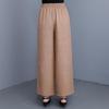 Pantaloni Larghi Estivi Abbigliamento Donna Taglie Forti Casual Larghi Vintage Vita Alta Pantaloni Neri