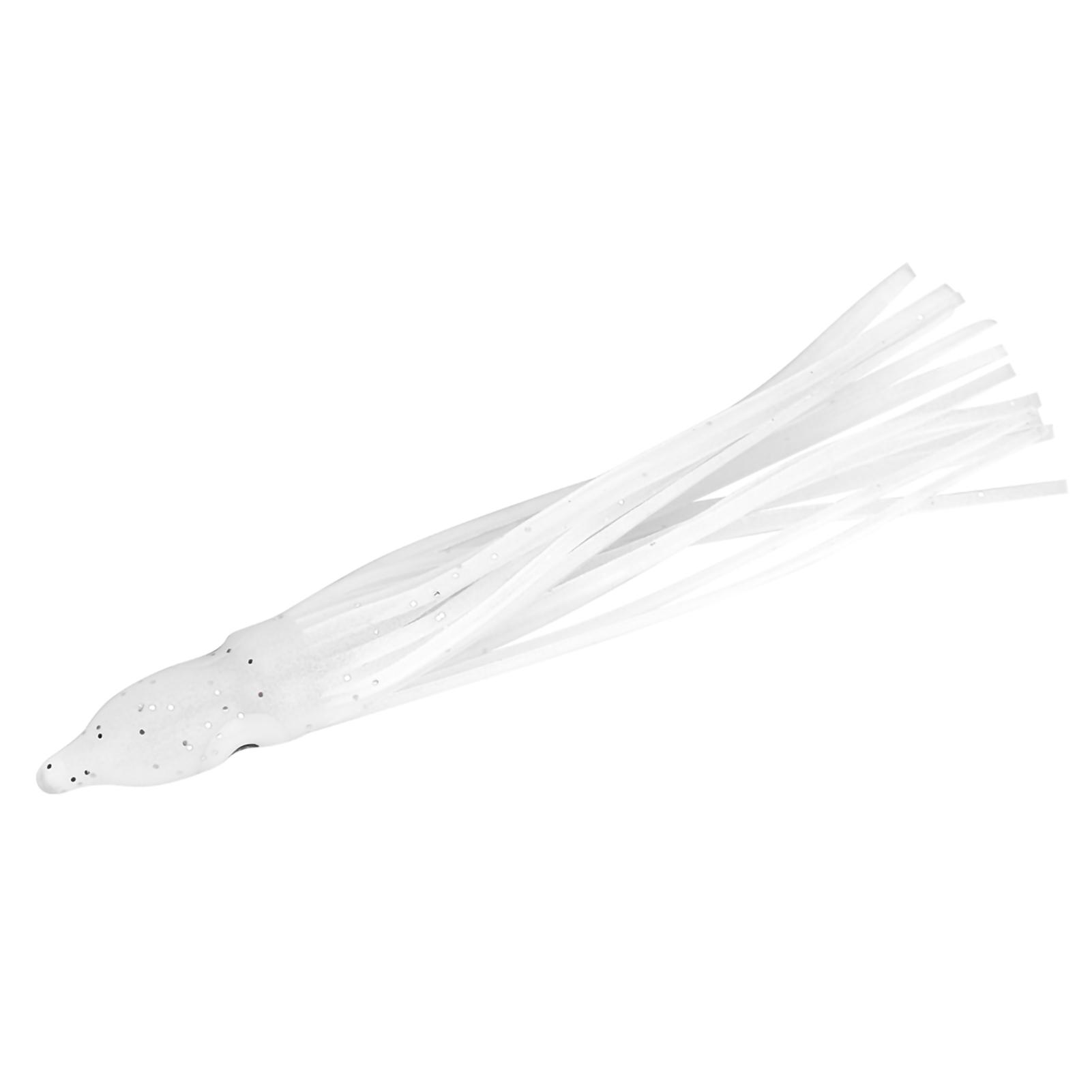 

10pcs Bag Mini size Squid Octopus Shape Fishing Bait Lure Fishing Tackle Tools Luminous White White