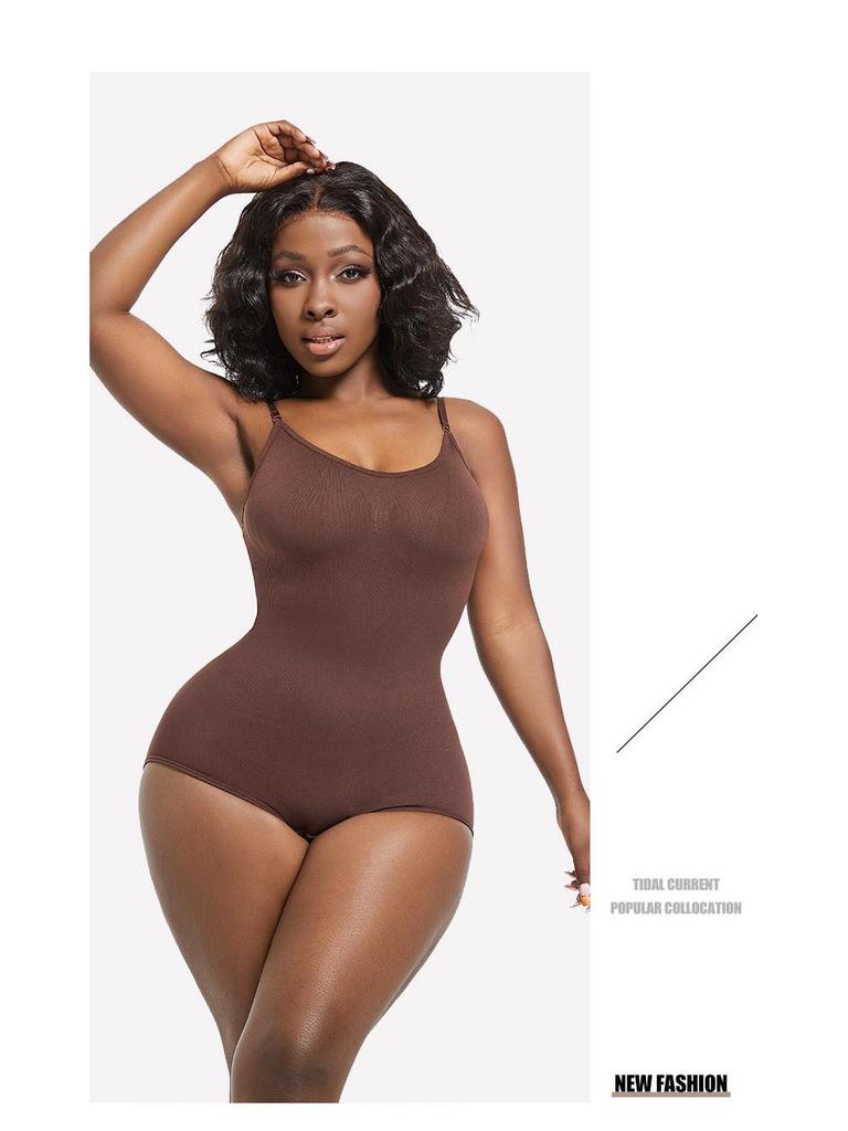 Damski body shaper plus size: Kontrola brzucha, Wyszczuplanie talii, Podnoszenie bioder, Styl europejski i amerykański, Jednoczęściowy