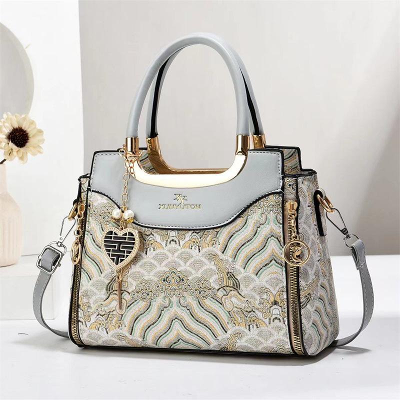 Damenmode Trendige Große Kapazität Schulter Crossbody Tasche Luxus Bedruckte Handtasche