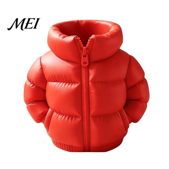 Pen Holder Puffer Jacket Shaped Cup, 3D Printed Desk Organizer, Creative And Pencil Coat for Makeup Brushes, Home Office Decor Classroom Organizer