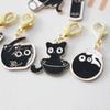 6 Pcs/Set Zinc Based Alloy & Iron Based Alloy Knitting Stitch Markers Black Cat Animal Crochet Latch For Diy Craft Tool