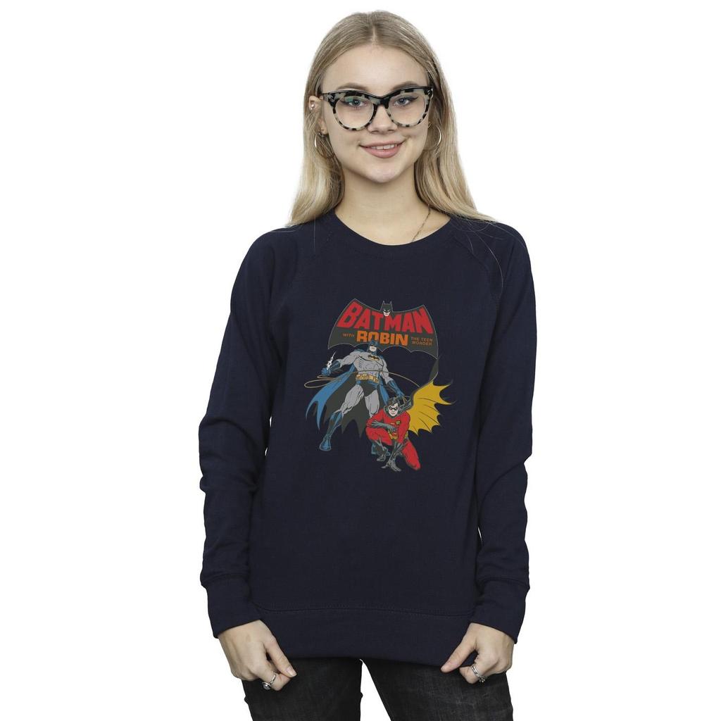 DC Comics Womens/Ladies Batman And Robin Sweatshirt