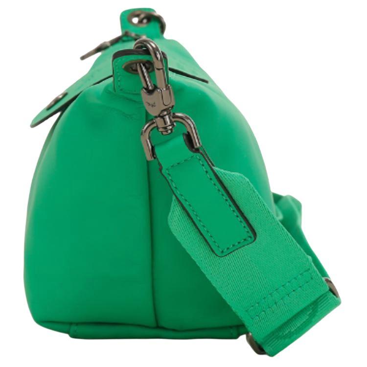 Longchamp Le Pliage Xtra Mini Dumpling Bag With Silver Hardware Zipper Closure Women Shoulder Bag Green 10212987249
